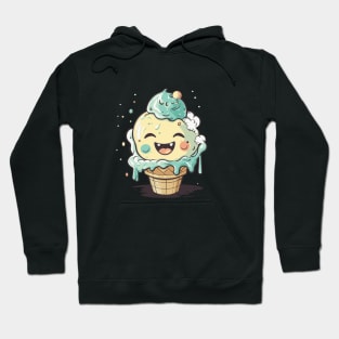 Happy Ice cream cone Hoodie